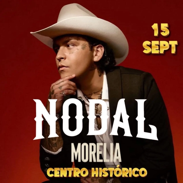 Súper Confirmado Christian Nodal Amenizará el Grito de Independencia en Morelia  